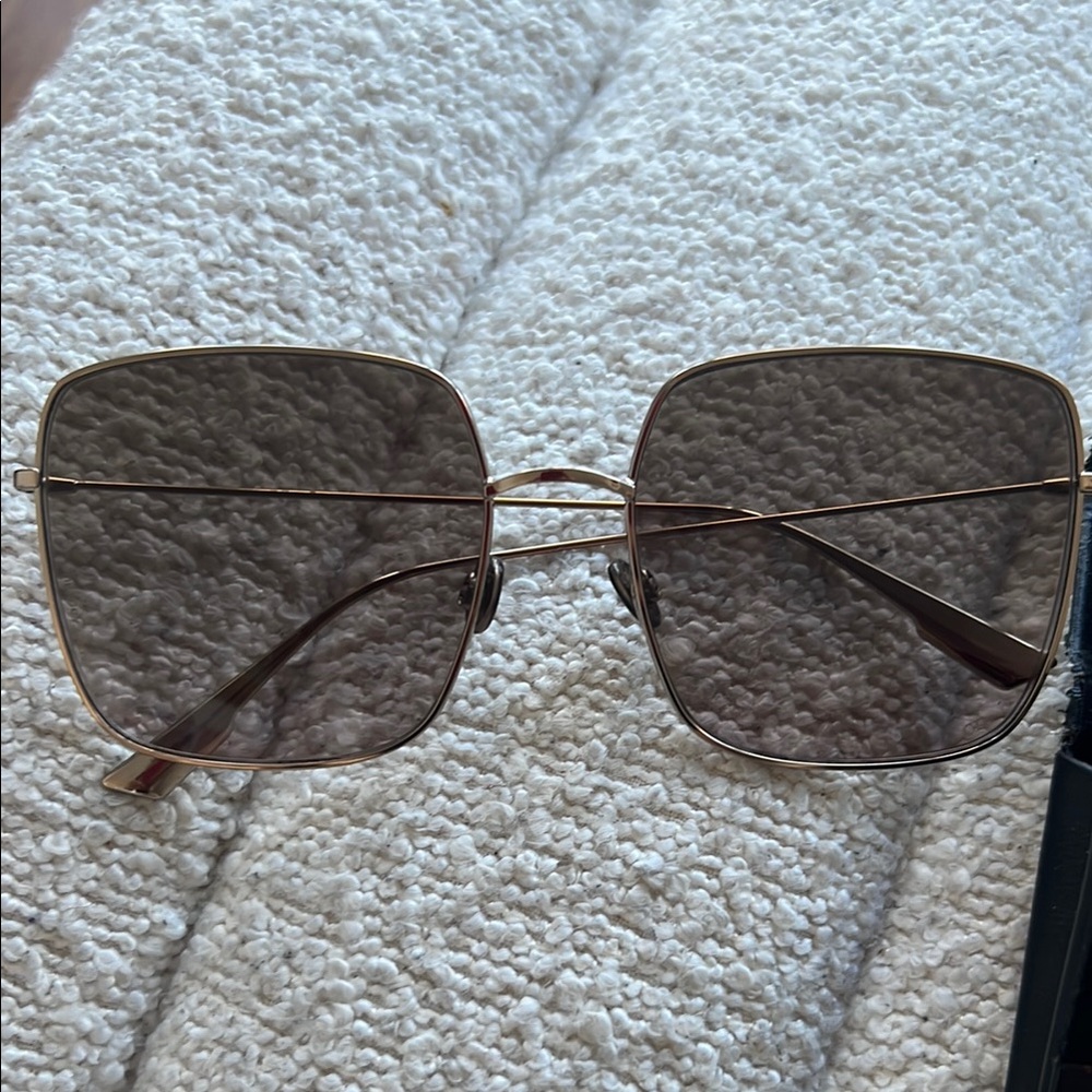 Dior Gold Oversized Sunglasses